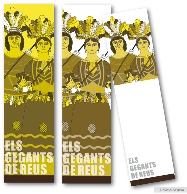 Gegants de Reus, il·lustració de Montse Noguera